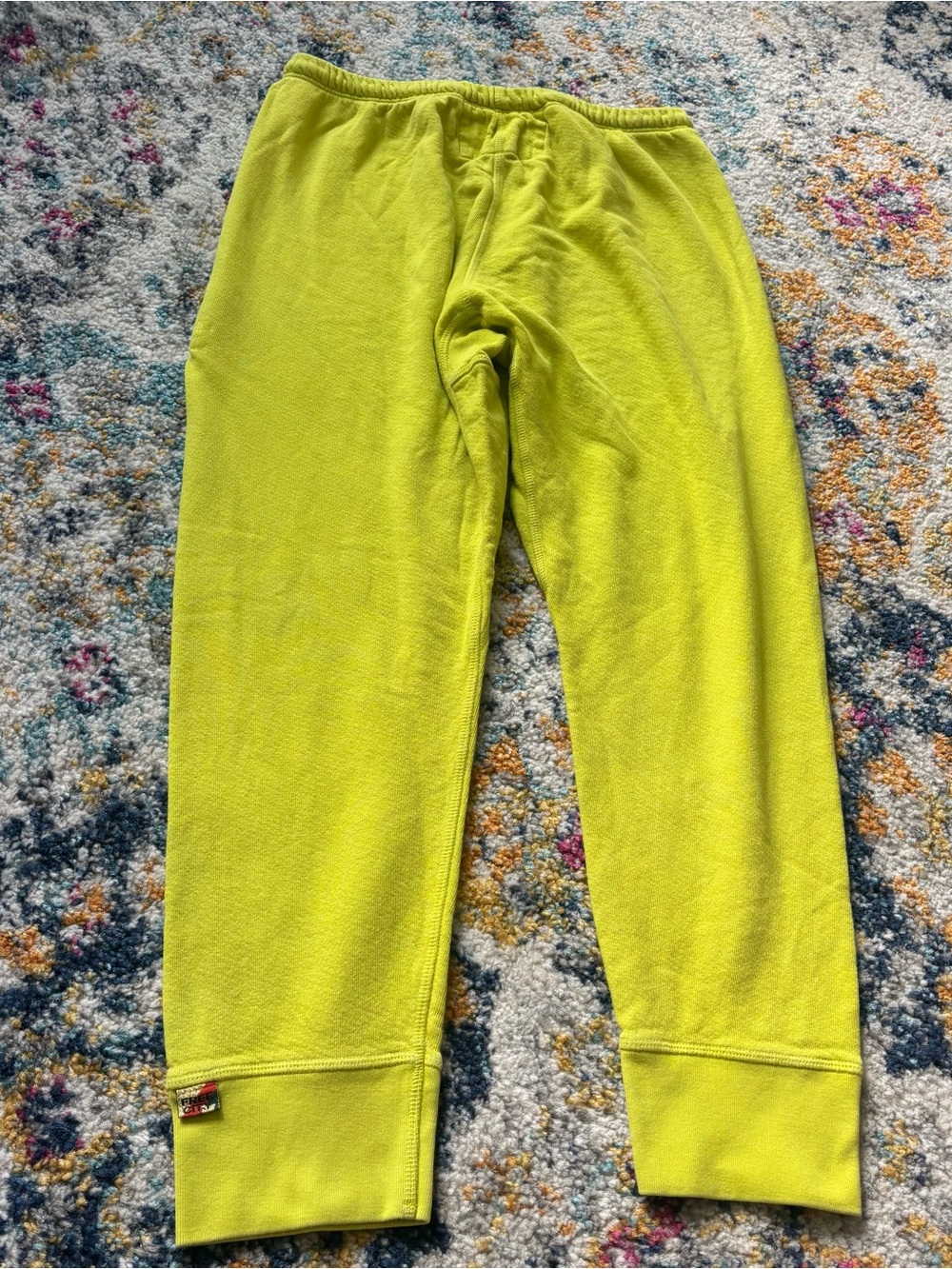 FreeCity sunfades track pants yellow sweatpants women’s Size Medium - Picture 4 of 7